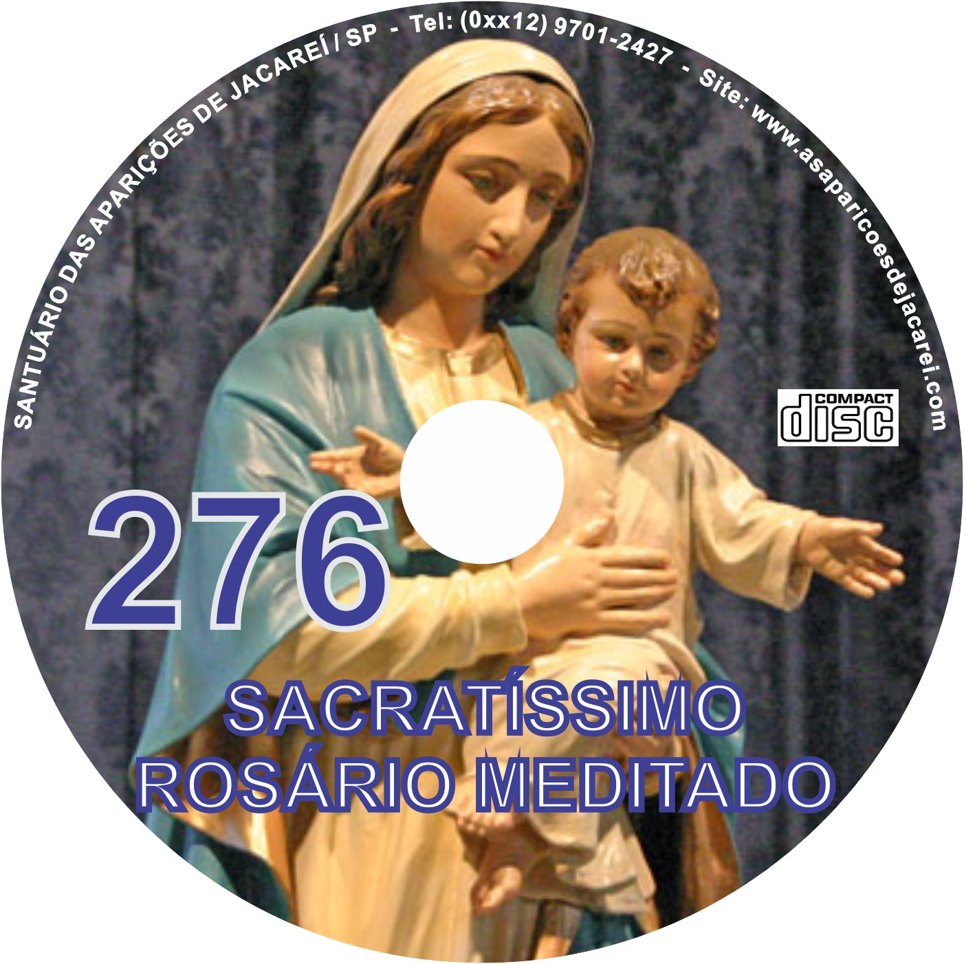 CD Rosário Meditado 276 CD Rosário Meditado 276